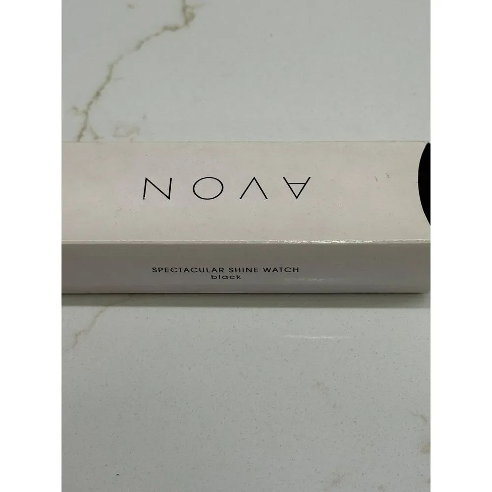 Avon Women's Spectacular Shine Black Watch NIB